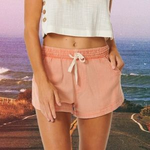 Rip Curl - Classic Surf Linen Shorts in Coral